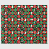 Geloof in de Magic - kerstpatronen Cadeaupapier (Vlak)