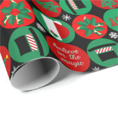 Geloof in de Magic - kerstpatronen Cadeaupapier (Rol Hoek)