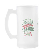 Geloof in de Magic Kersttypografie