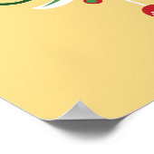 Geloof in de Magic Kersttypografie Poster (Hoek)