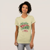 Geloof in de Magic Kersttypografie T-shirt (Voorkant volledig)