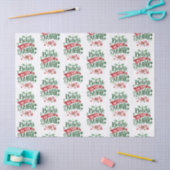 Geloof in de Magic Kersttypografie Tissuepapier (Craft)