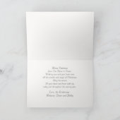 Geloof in de Magic of Kerstfoto Feestdagen Kaart (Binnen)