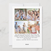 Geloof in de Magic of kerstfoto Holiday Ca Feestdagenkaart (Achterkant)