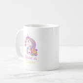Geloof in de Magic Unicorn Koffiemok (Voorkant links)