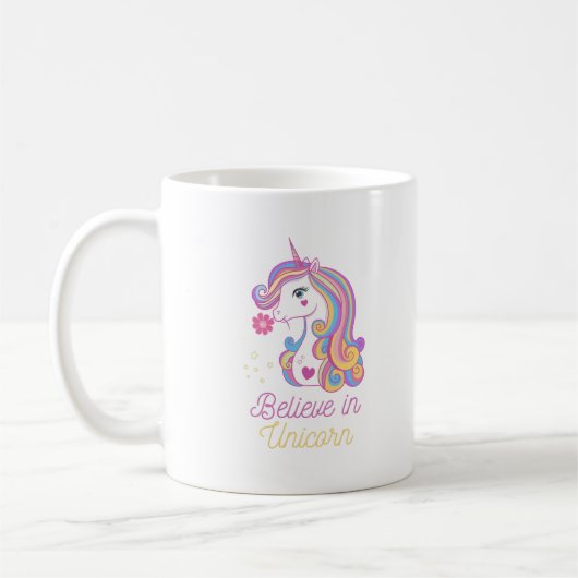 Geloof in de Magic Unicorn Koffiemok (Links)