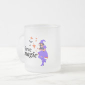 Geloof in de Magic Witch Halloween Matglas Koffiemok (Voorkant links)