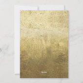 Geloof in de magie | Gold Holiday Kaart (Achterkant)