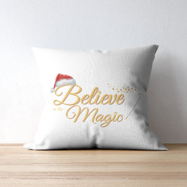 Geloof in de magie - grillig vakantieontwerp kussen