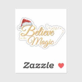 Geloof in de magie - grillig vakantieontwerp sticker