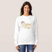 Geloof in de magie - grillig vakantieontwerp trui (Voorkant volledig)