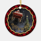 Geloof in de Magie Keramisch Ornament (Voorkant)