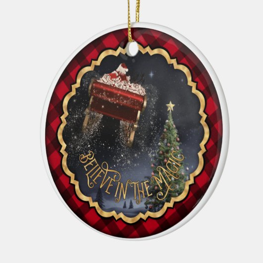 Geloof in de Magie Keramisch Ornament (Links)