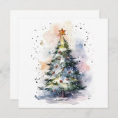 "Geloof in de magie: kerst behouden Notitiekaartje (Voorkant / Achterkant)