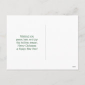 Geloof in de Magie Kerst Typografie Feestdagenkaart (Achterkant)