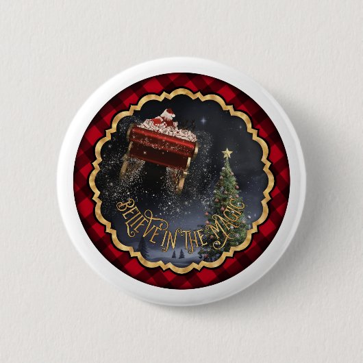 Geloof in de Magie Ronde Button 5,7 Cm (Voorkant)