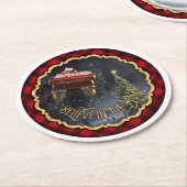 Geloof in de Magie Ronde Kartonnen Onderzetter (Gebogen)