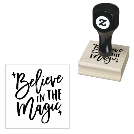Geloof in de magie | Rubberstempel (Gestempeld)