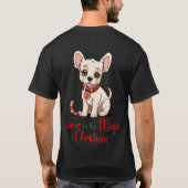 Geloof in de magie van Christmas Dog T-shirt (Achterkant)