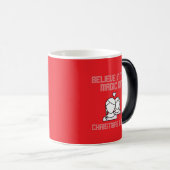 Geloof in de magie van de kerstliefde magische mok (Voorkant rechts)