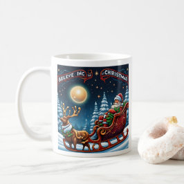Geloof in de Magie van de Kerstvakantie Koffiemok