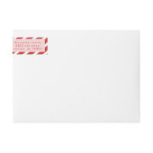 Geloof in de magie van het etiket van het kerstadr (Voorkant)