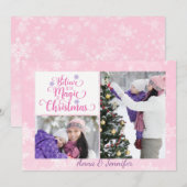 Geloof in de Magie van Kerst Foto Kaart (Voorkant / Achterkant)