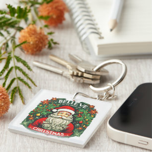 Geloof in de magie van Kerstfeest Sleutelhanger