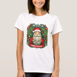 Geloof in de magie van Kerstfeest T-shirt
