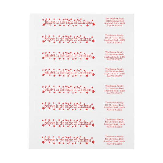 Geloof in de magie van Kerstmis (Vel)