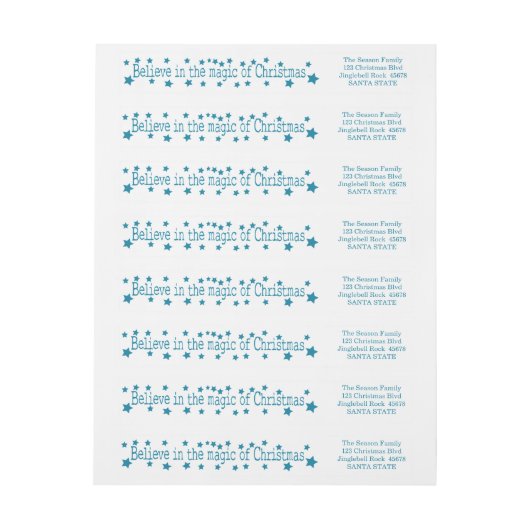 Geloof in de magie van Kerstmis (Vel)