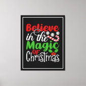 Geloof in de magie van Kerstmis-82301 Canvas Afdruk (Voorkant)