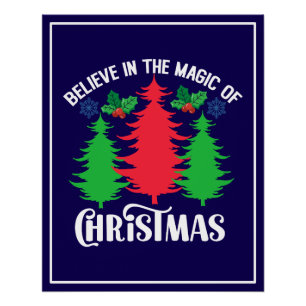 Geloof in de Magie van Kerstmis-82309 Perfect Poster