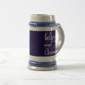 Geloof in de Magie van Kerstmis Bierpul (Voorkant rechts)
