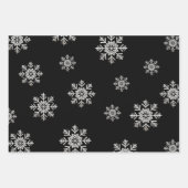 Geloof in de magie van Kerstmis | Black Inpakpapier Vel (Voorkant 2)