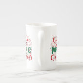 Geloof in de magie van Kerstmis - Bone China Mok (Achterkant)