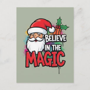 Geloof in de Magie van Kerstmis Briefkaart