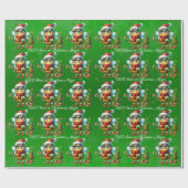 Geloof in de magie van Kerstmis Cadeaupapier (Vlak)