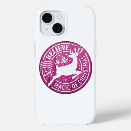 GELOOF IN DE MAGIE VAN ... Kerstmis Case-Mate iPhone Case (Achterkant)