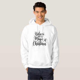 Geloof in de Magie van Kerstmis – Elegant Modern Hoodie