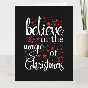 Geloof in de Magie van Kerstmis Kaart