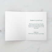 Geloof in de Magie van Kerstmis Kerstkaart Kaart (Binnen)