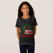 Geloof in de magie van Kerstmis, Kerstman in Rode  T-shirt (Voorkant volledig)