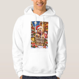 Geloof in de Magie van Kerstmis – Knus Goud Hoodie