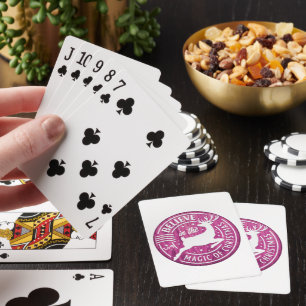 GELOOF IN DE MAGIE VAN ... Kerstmis Pokerkaarten