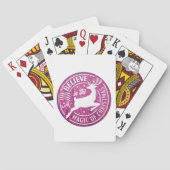GELOOF IN DE MAGIE VAN ... Kerstmis Pokerkaarten (Achterkant)