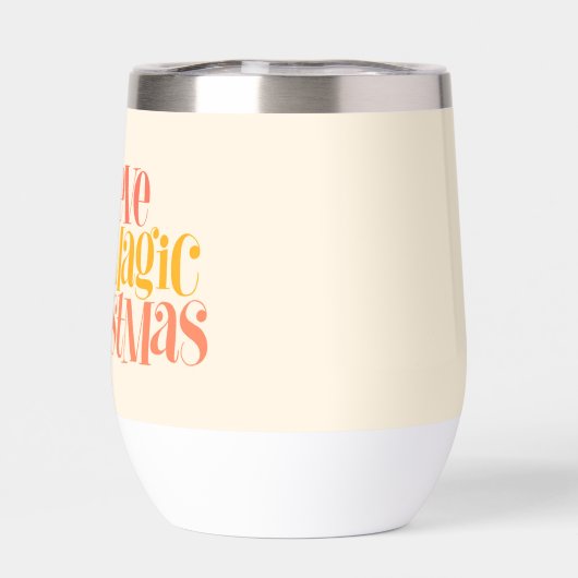 Geloof in de magie van Kerstmis - Retro Style (Achterkant)