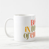 Geloof in de magie van Kerstmis - Retro Style Koffiemok (Links)