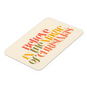 Geloof in de magie van Kerstmis - Retro Style Magneet (Linkerzijde)