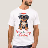 Geloof in de magie van Kerstmis Schattige T-shirt (Voorkant)
